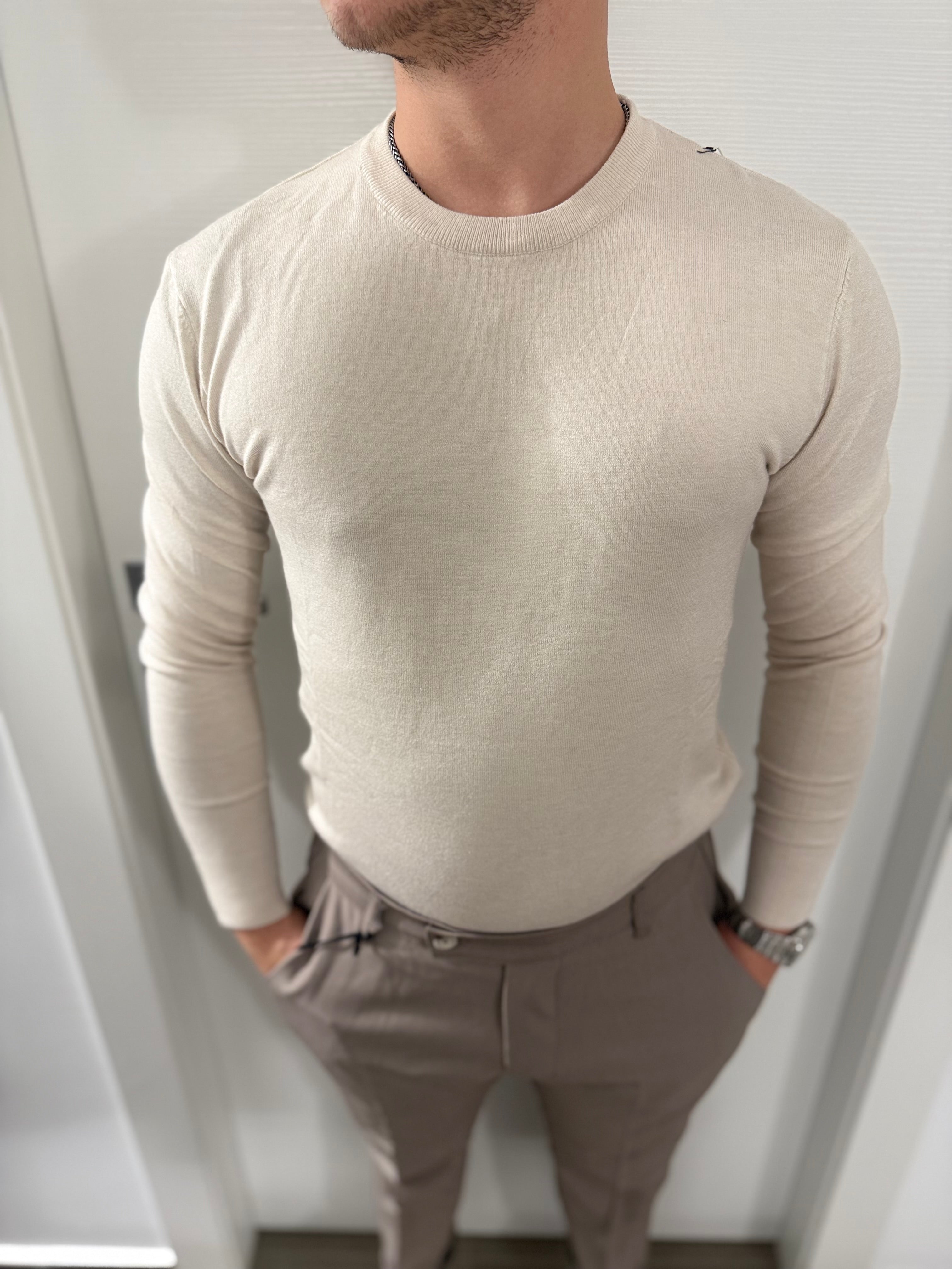 Panta elegance tortora