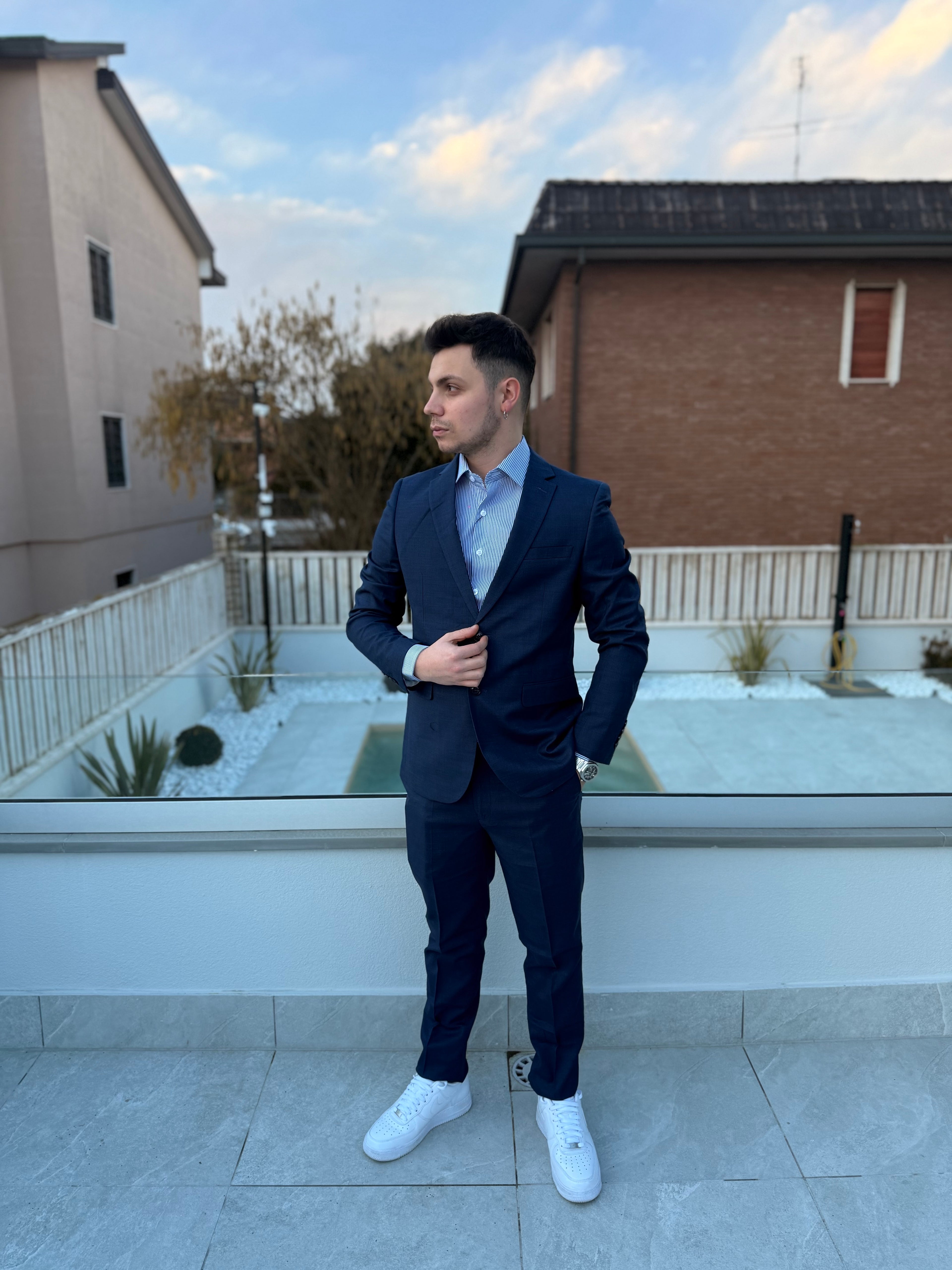 completo elegance blu navy