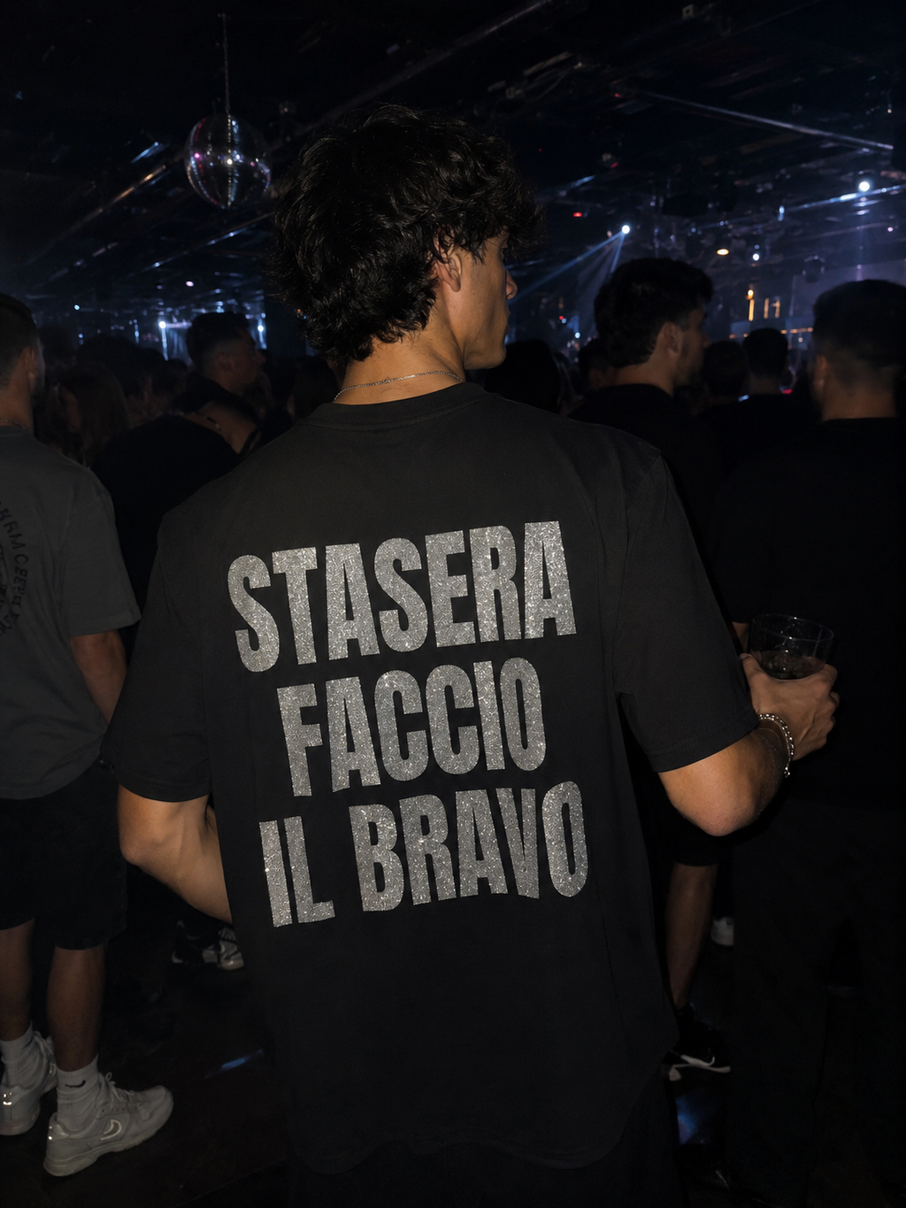 T-shirt stasera faccio il bravo