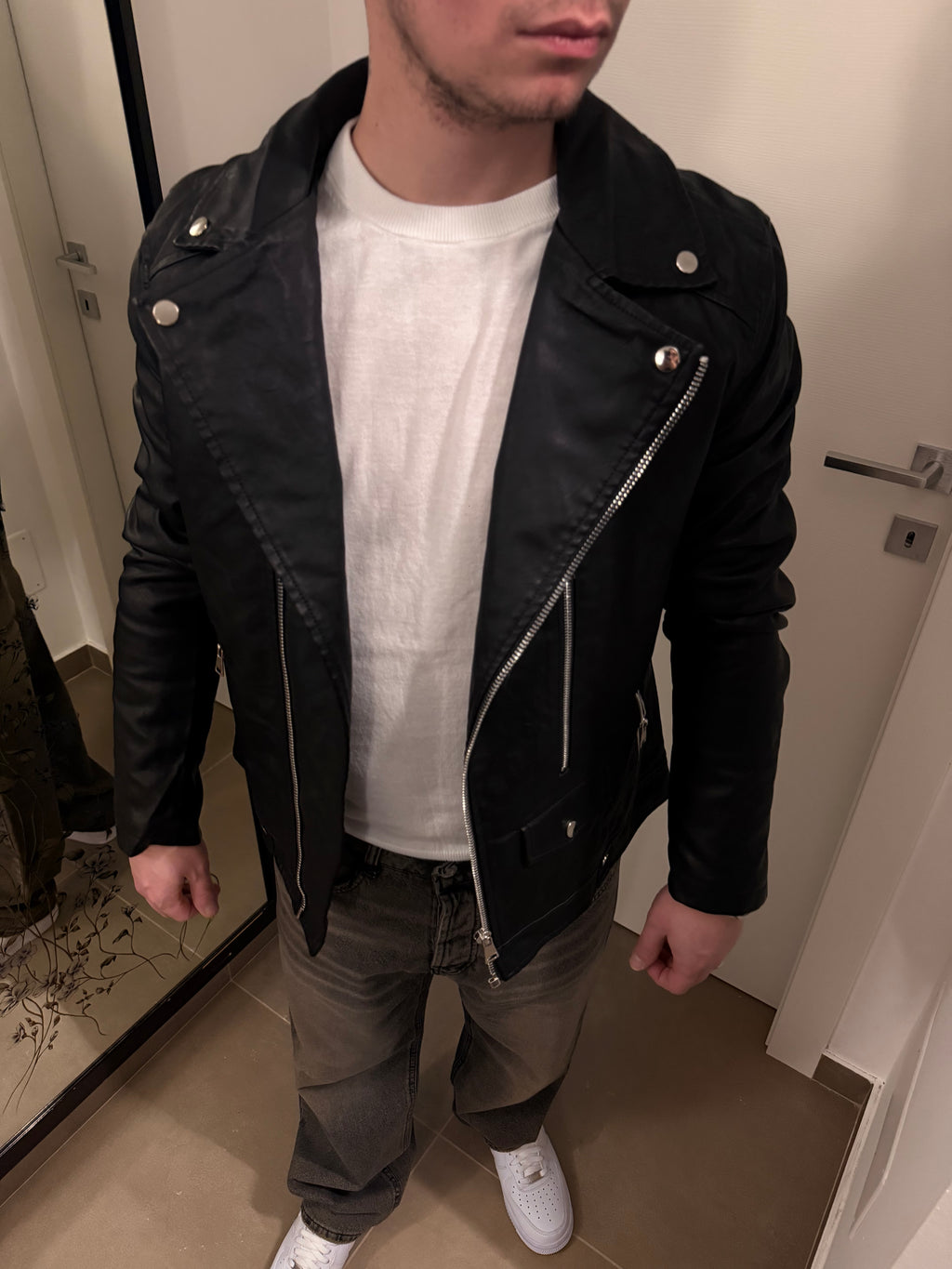 Chiodo eco pelle