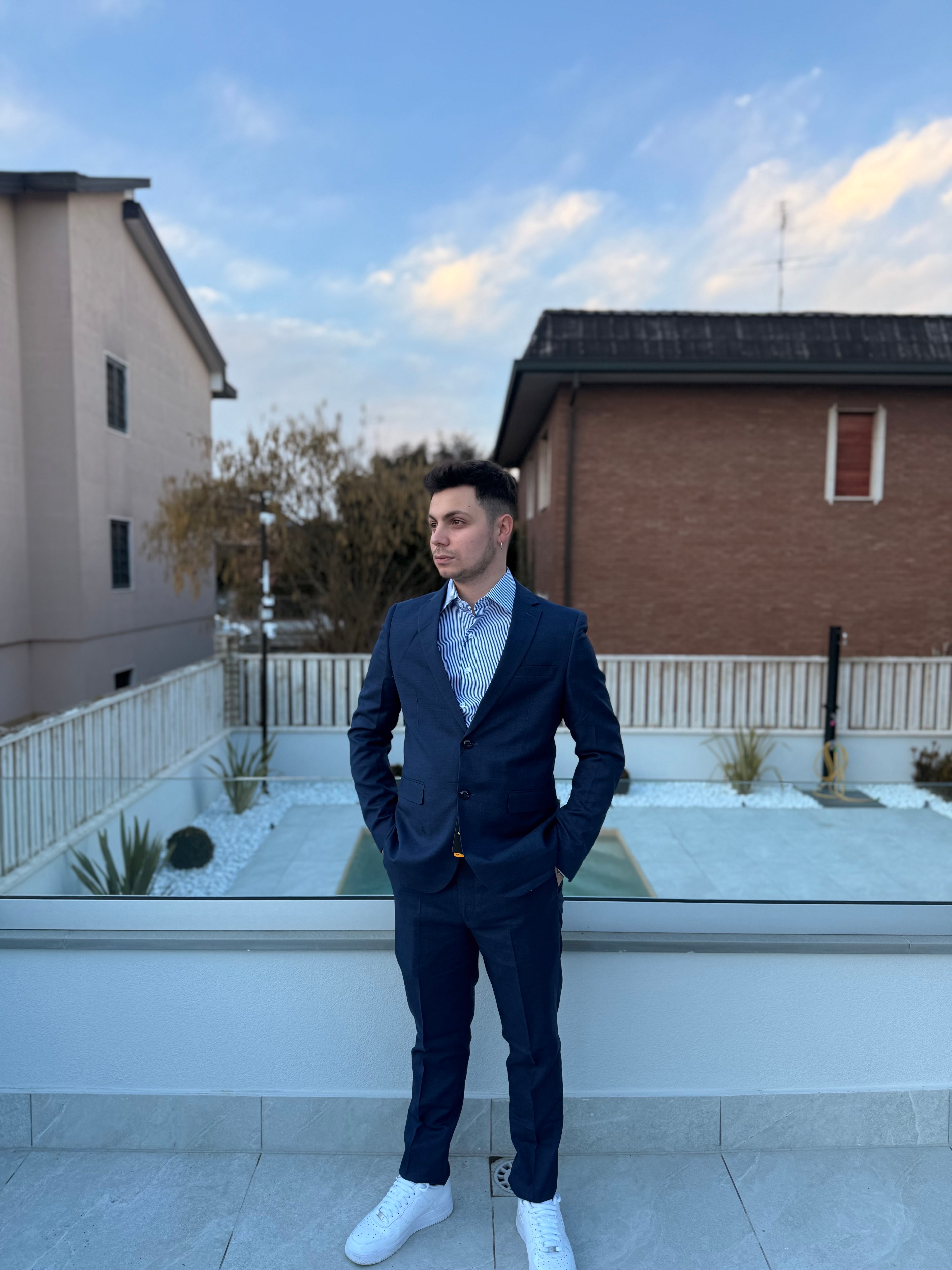 completo elegance blu navy