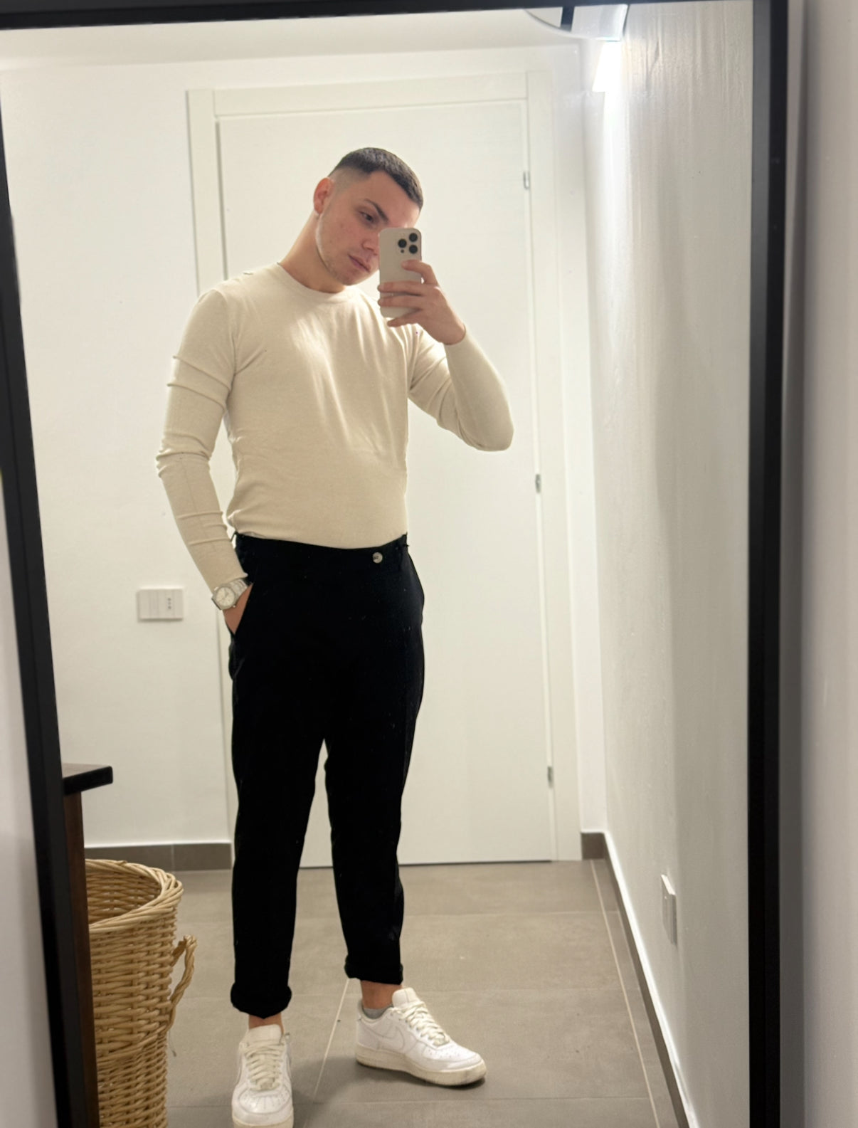 pantalone elegance nero