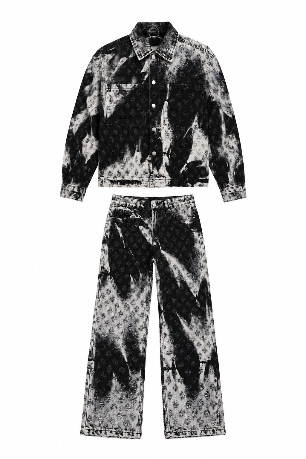 Coordinato Denim Marble