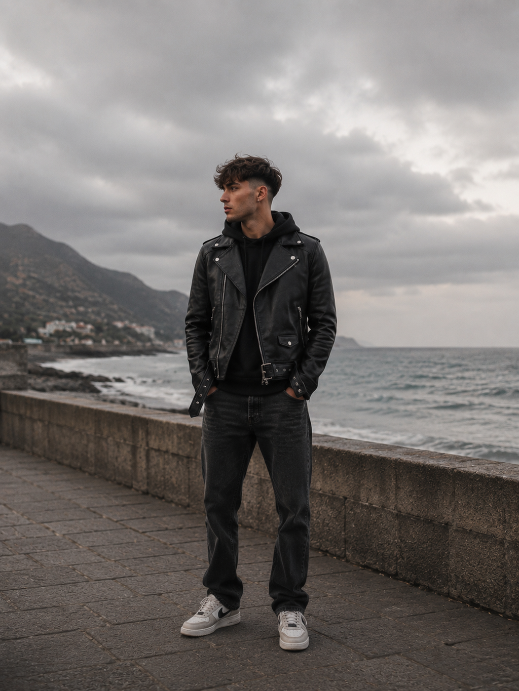 Chiodo eco pelle