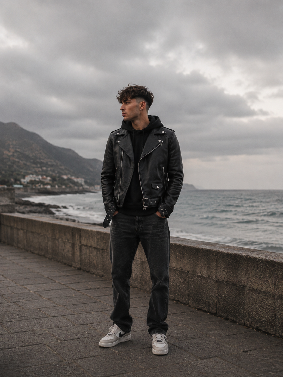 Chiodo eco pelle