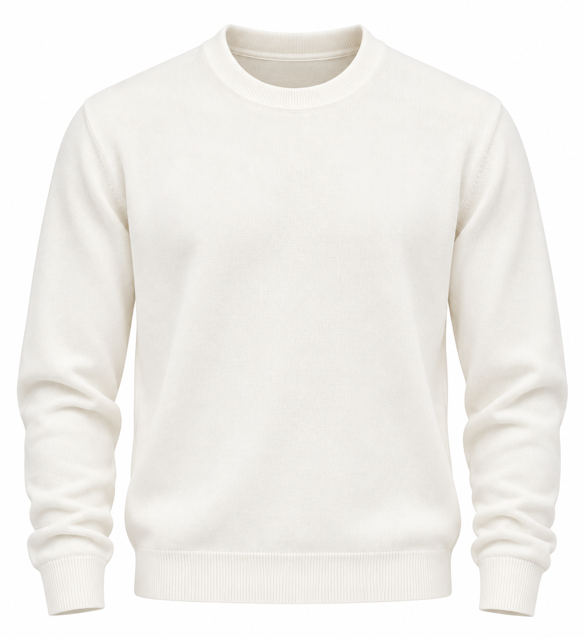 Maglione basic - bianco