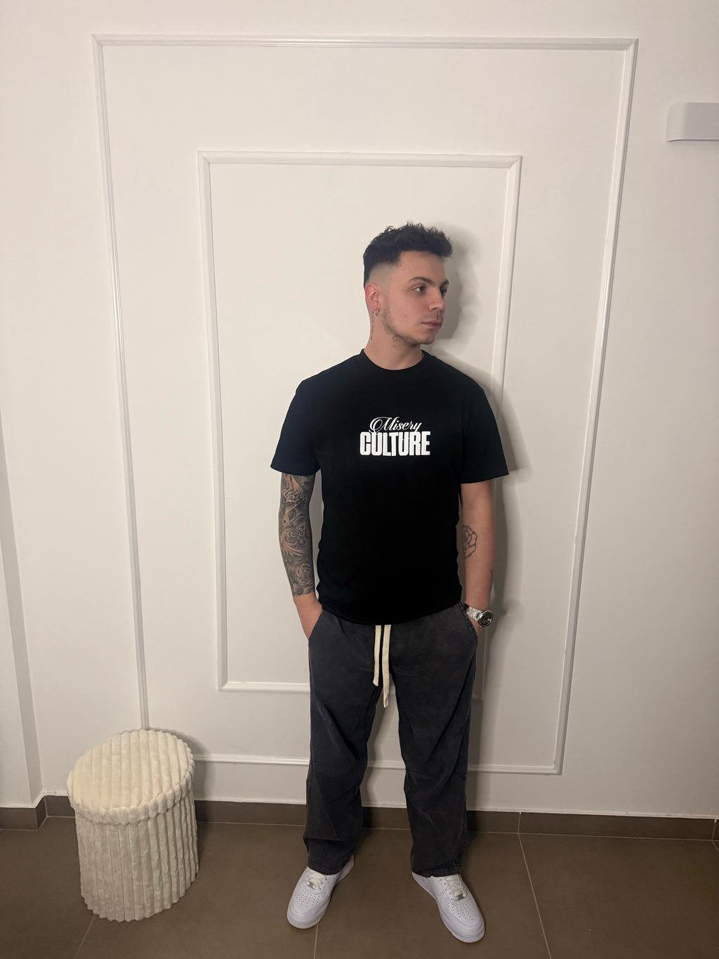 Panta baggy grey