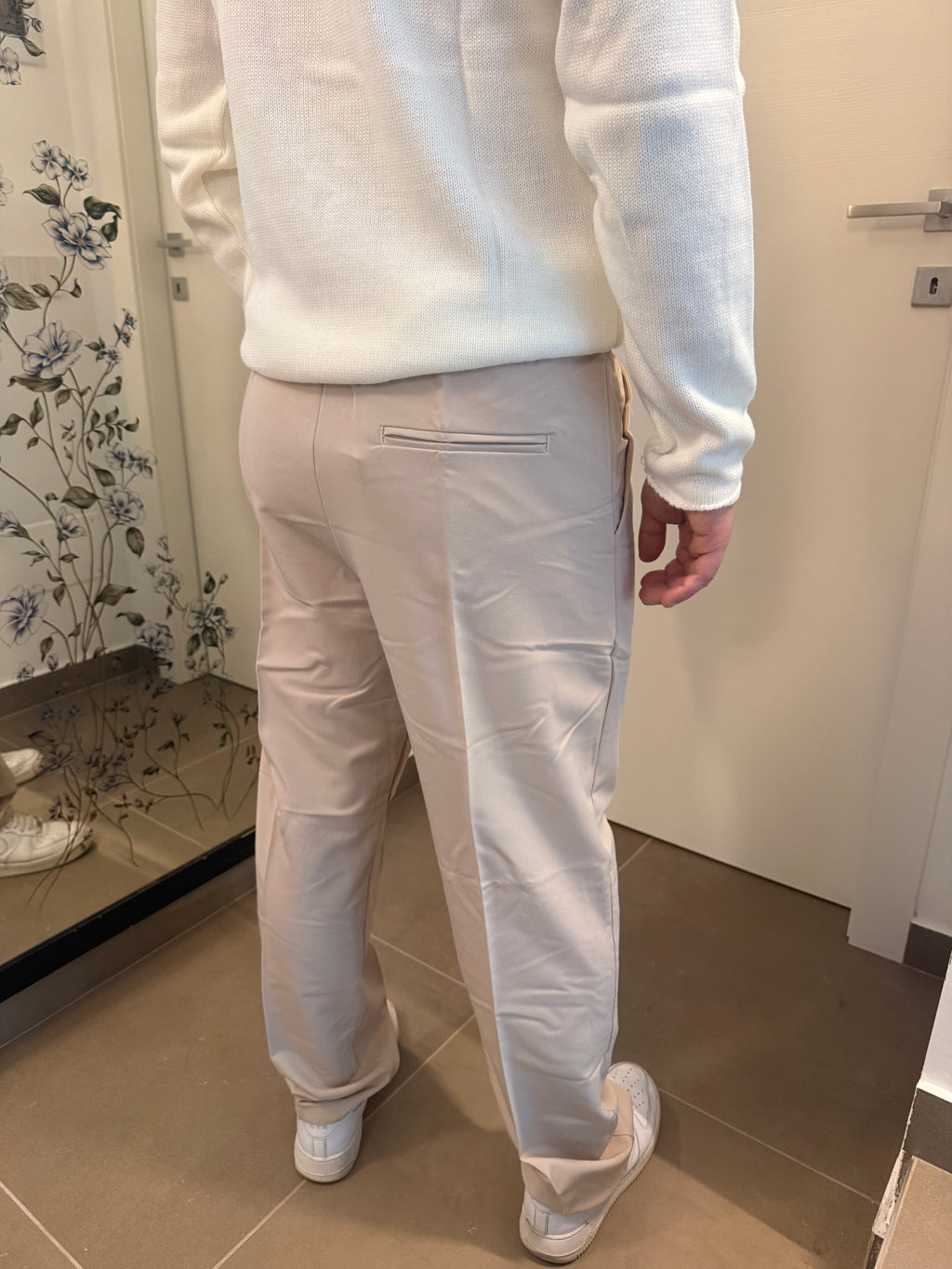 Panta laccio elegance beige