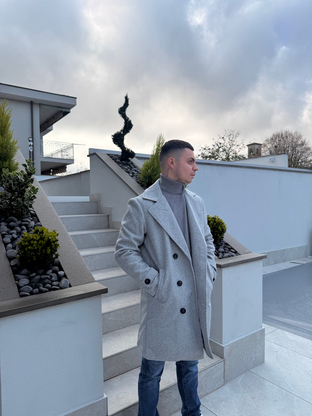 Cappotto classic grigio