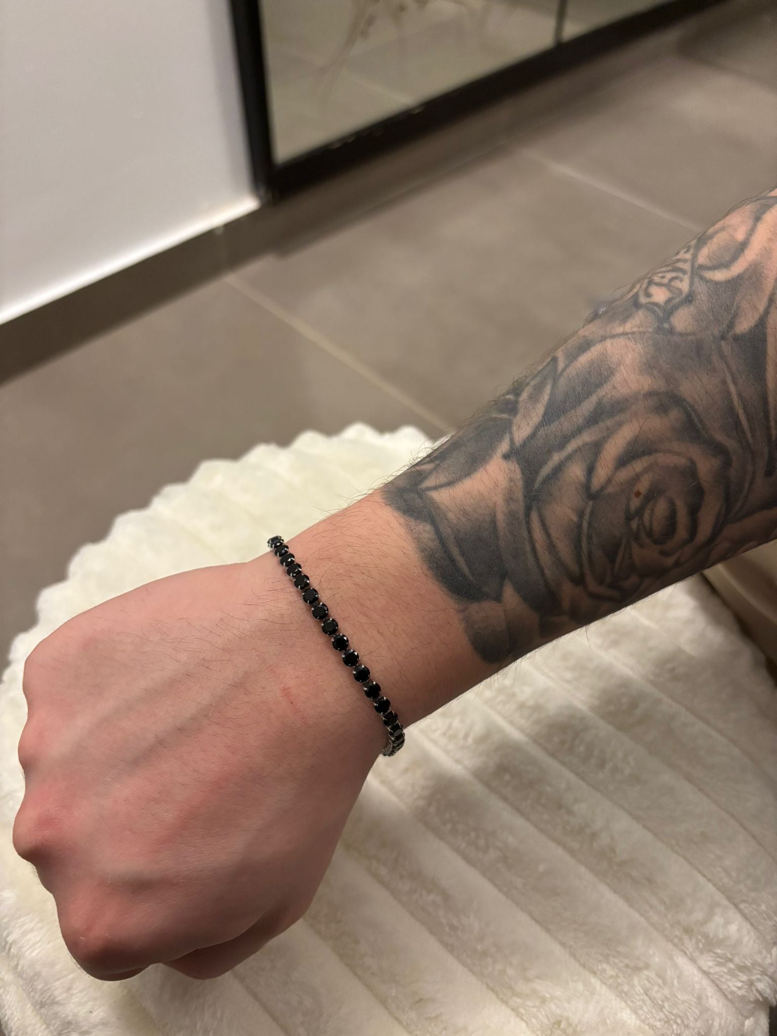 Bracciale tennis black medium