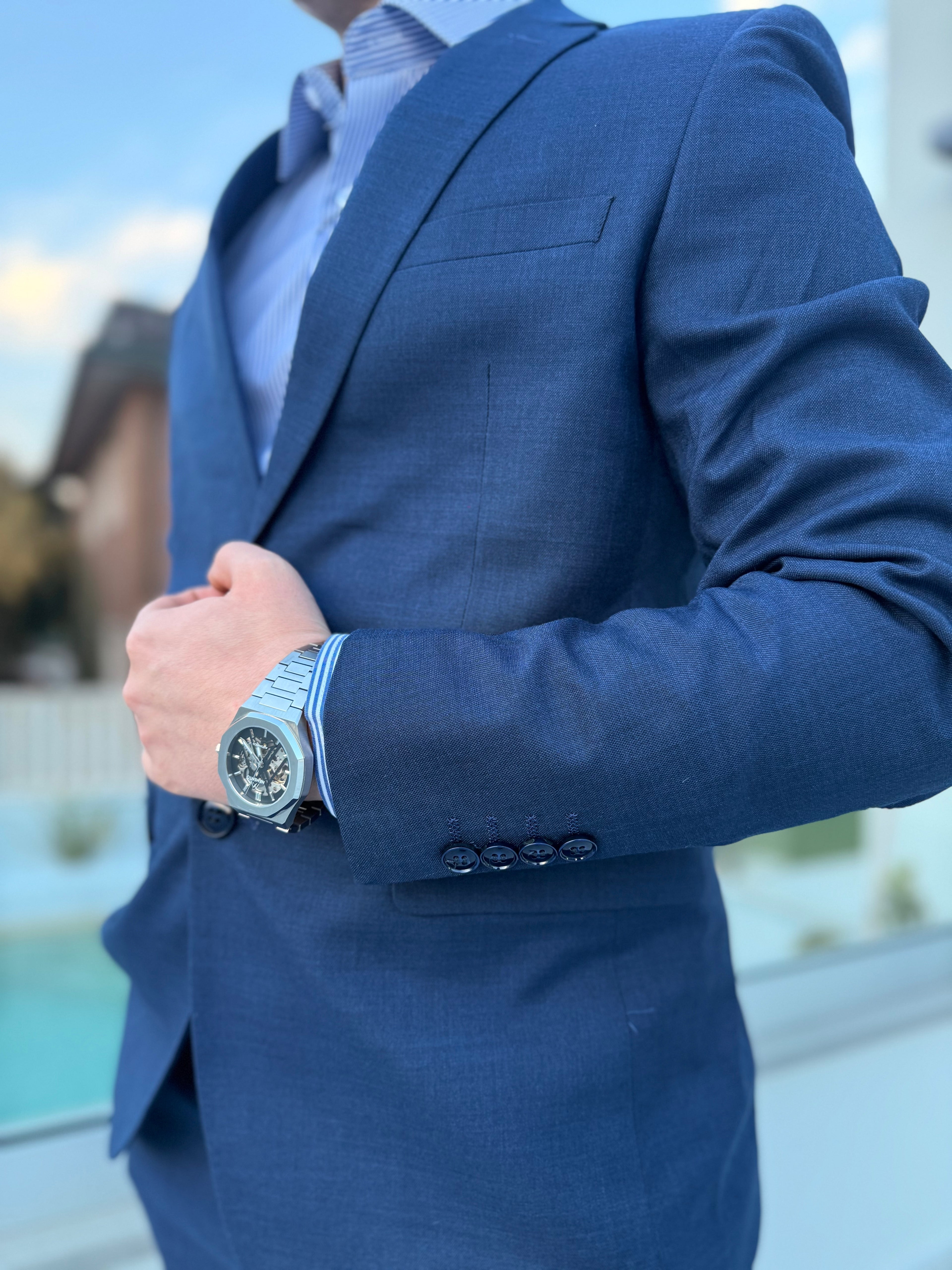 completo elegance blu navy