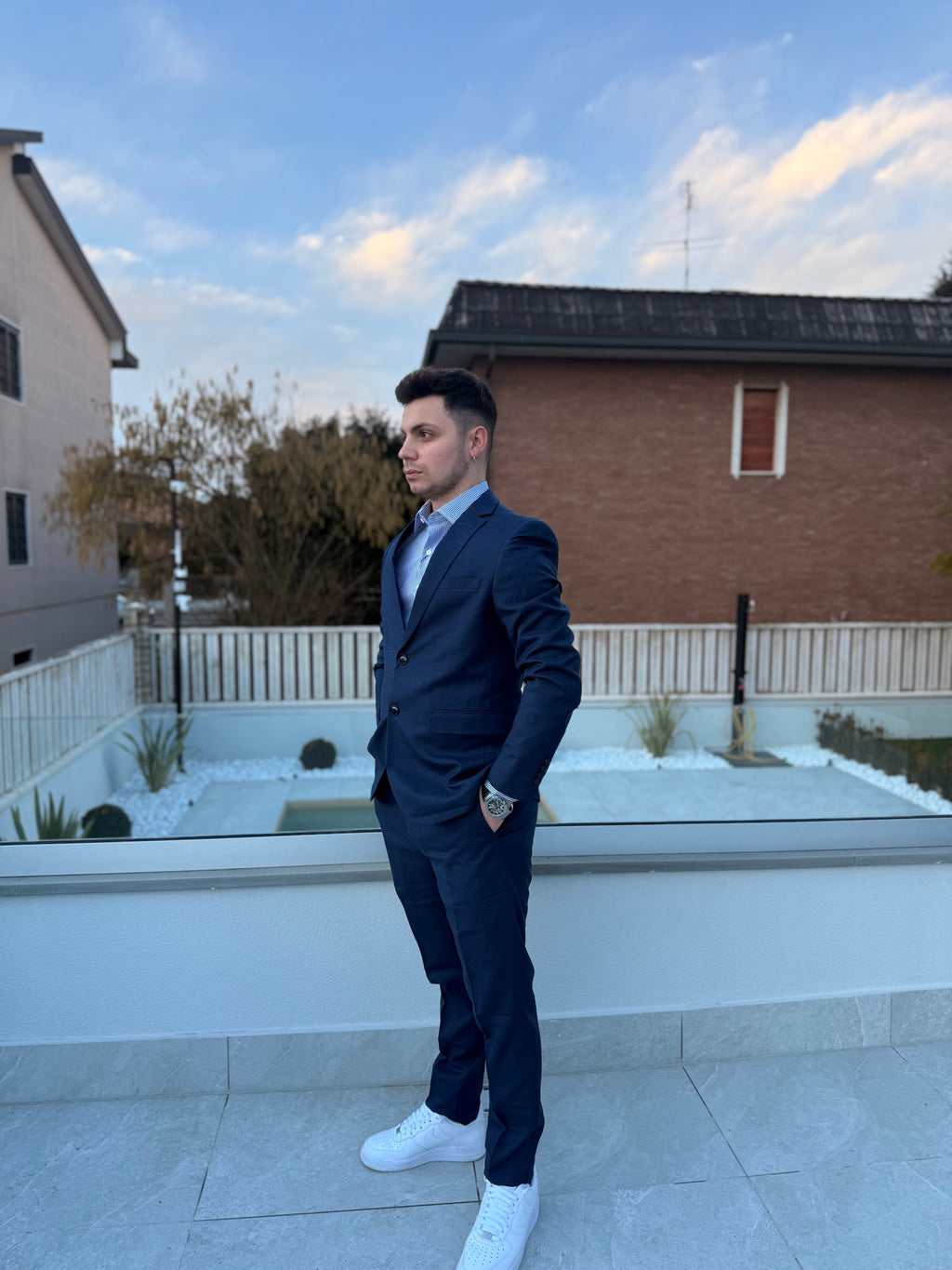 completo elegance blu navy