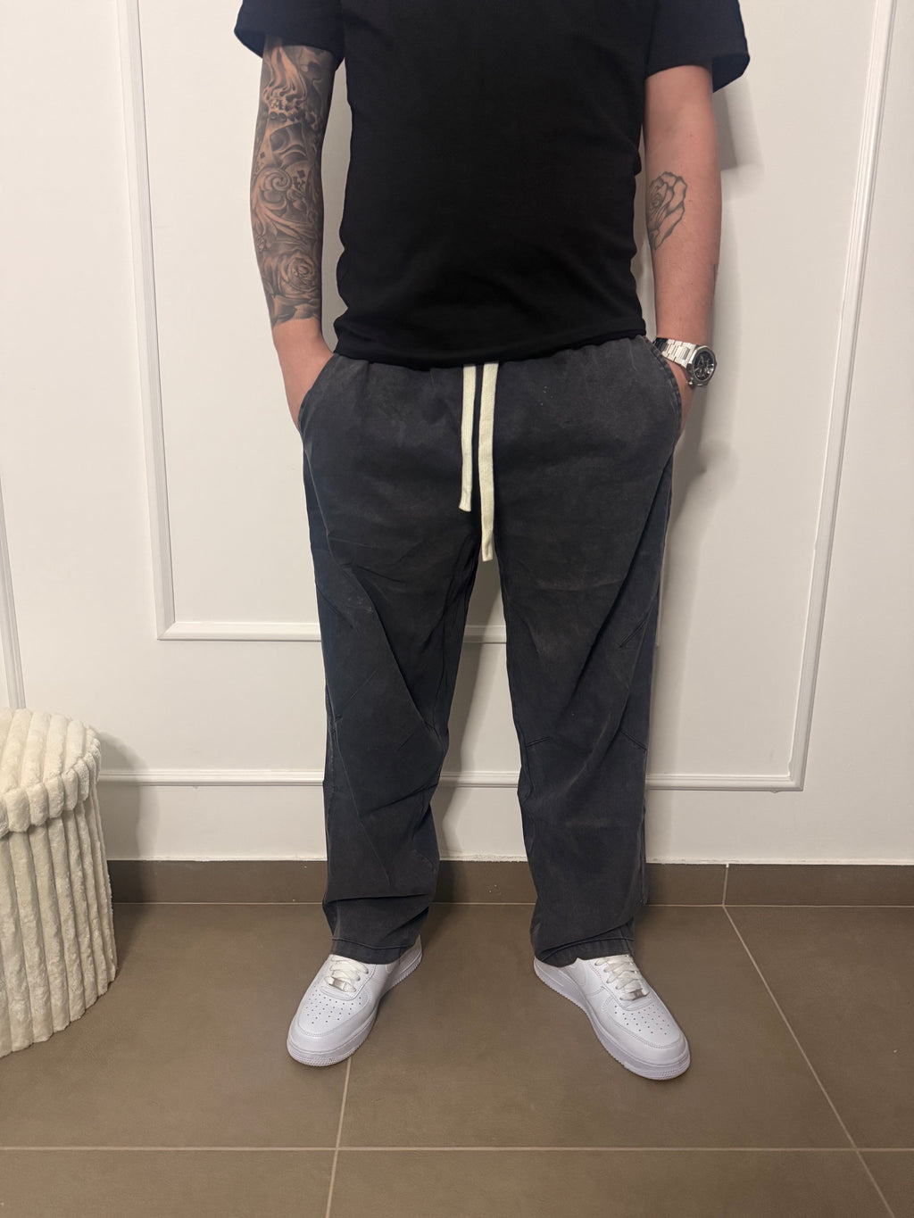 Panta baggy grey