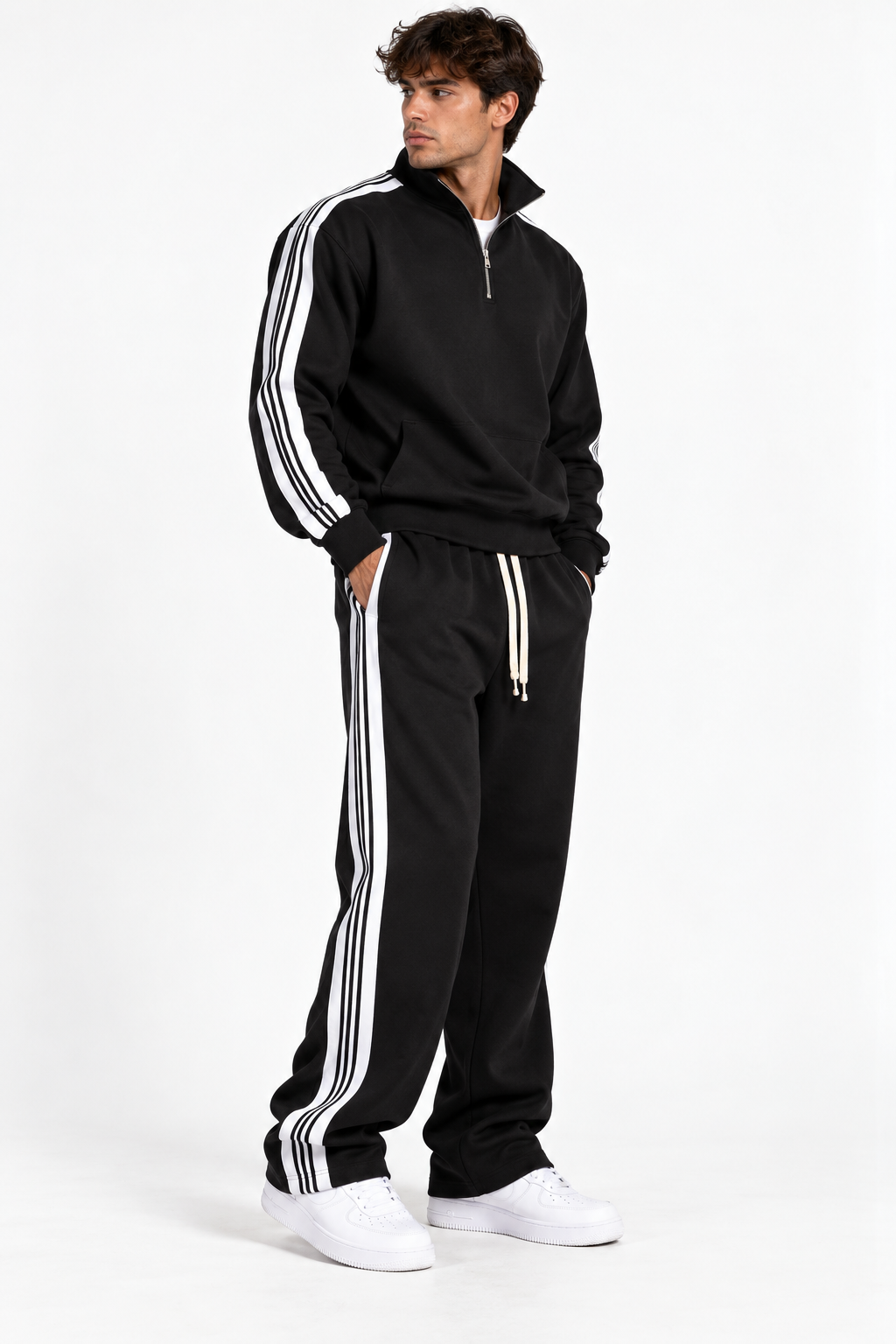 Tuta Urban Stripe – Nero