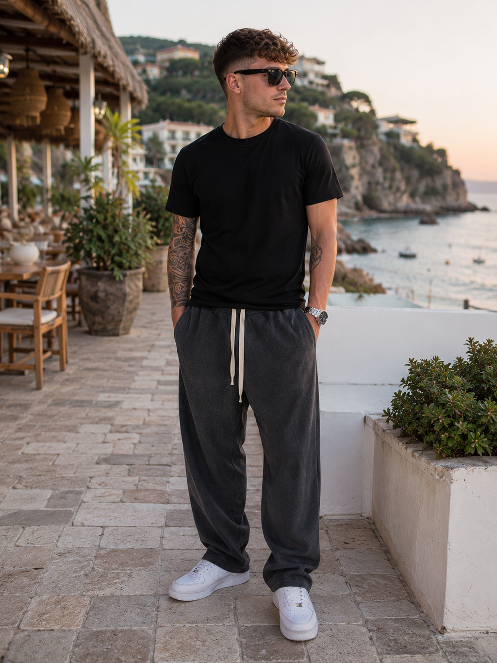 Panta baggy grey