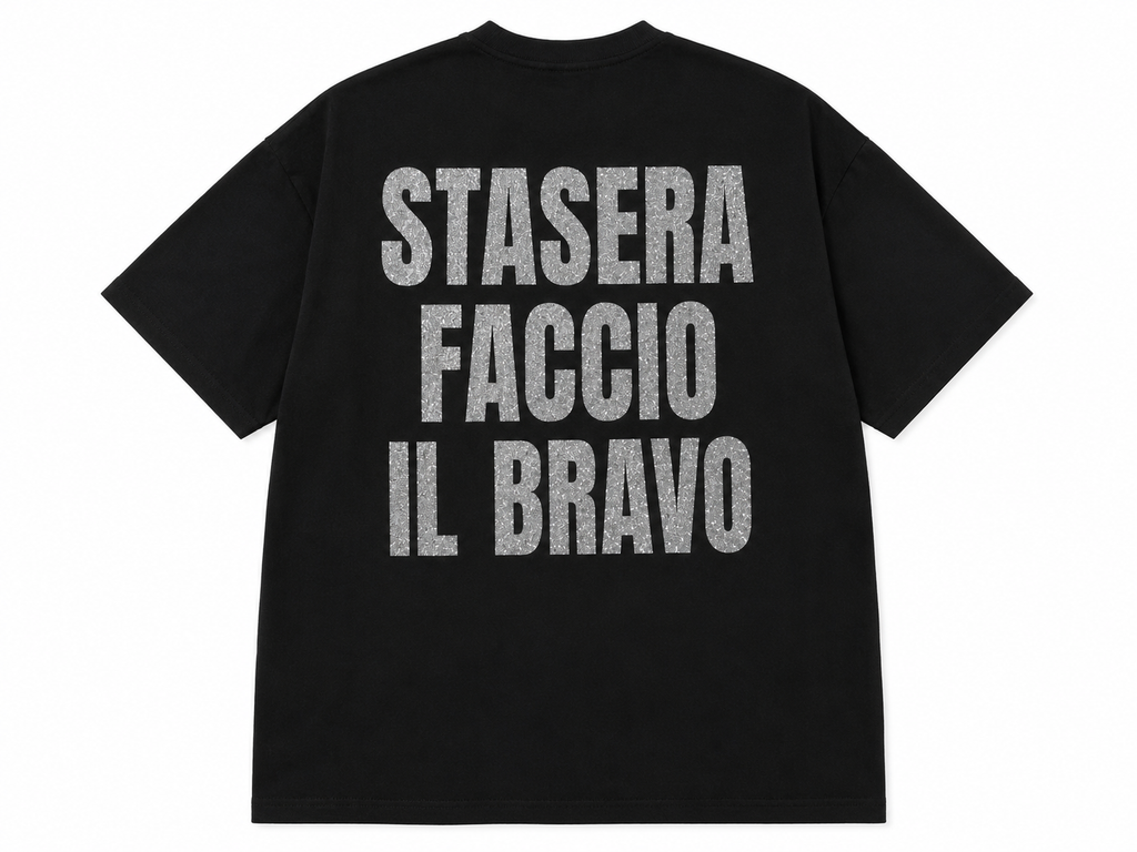 T-shirt stasera faccio il bravo