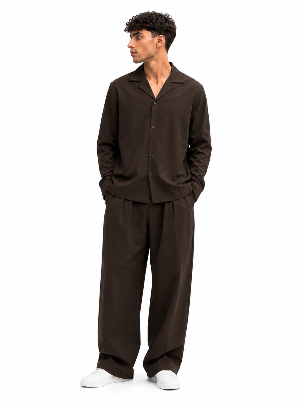 coordinato casual- marrone