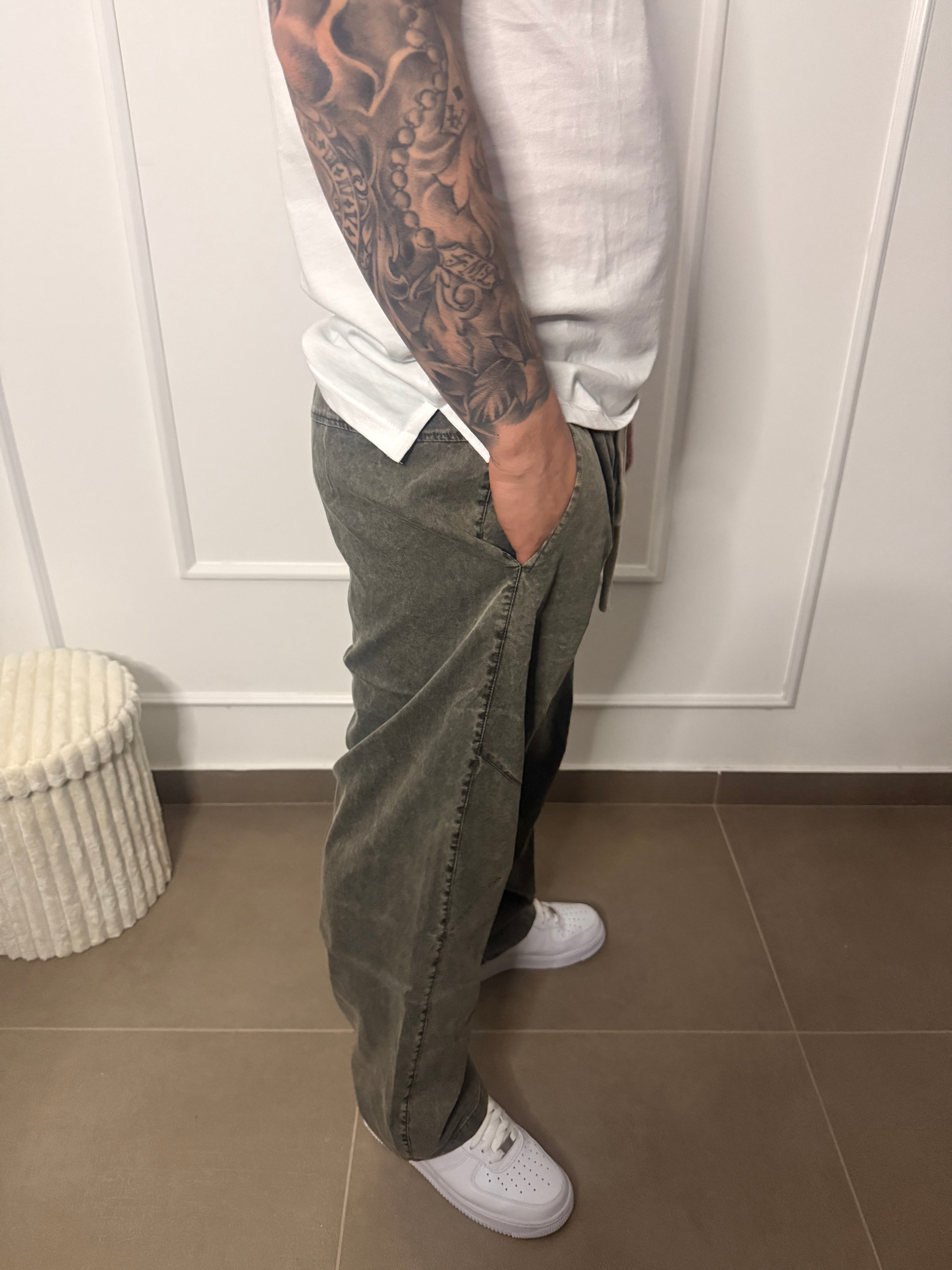 Panta baggy green