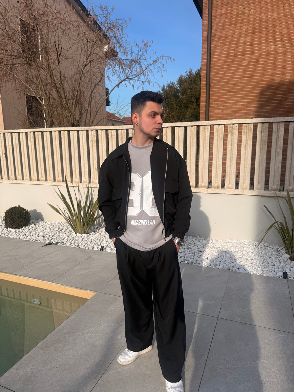 Coordinato cargo black