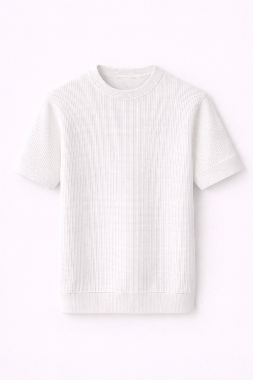 Maglia in cotone bianco