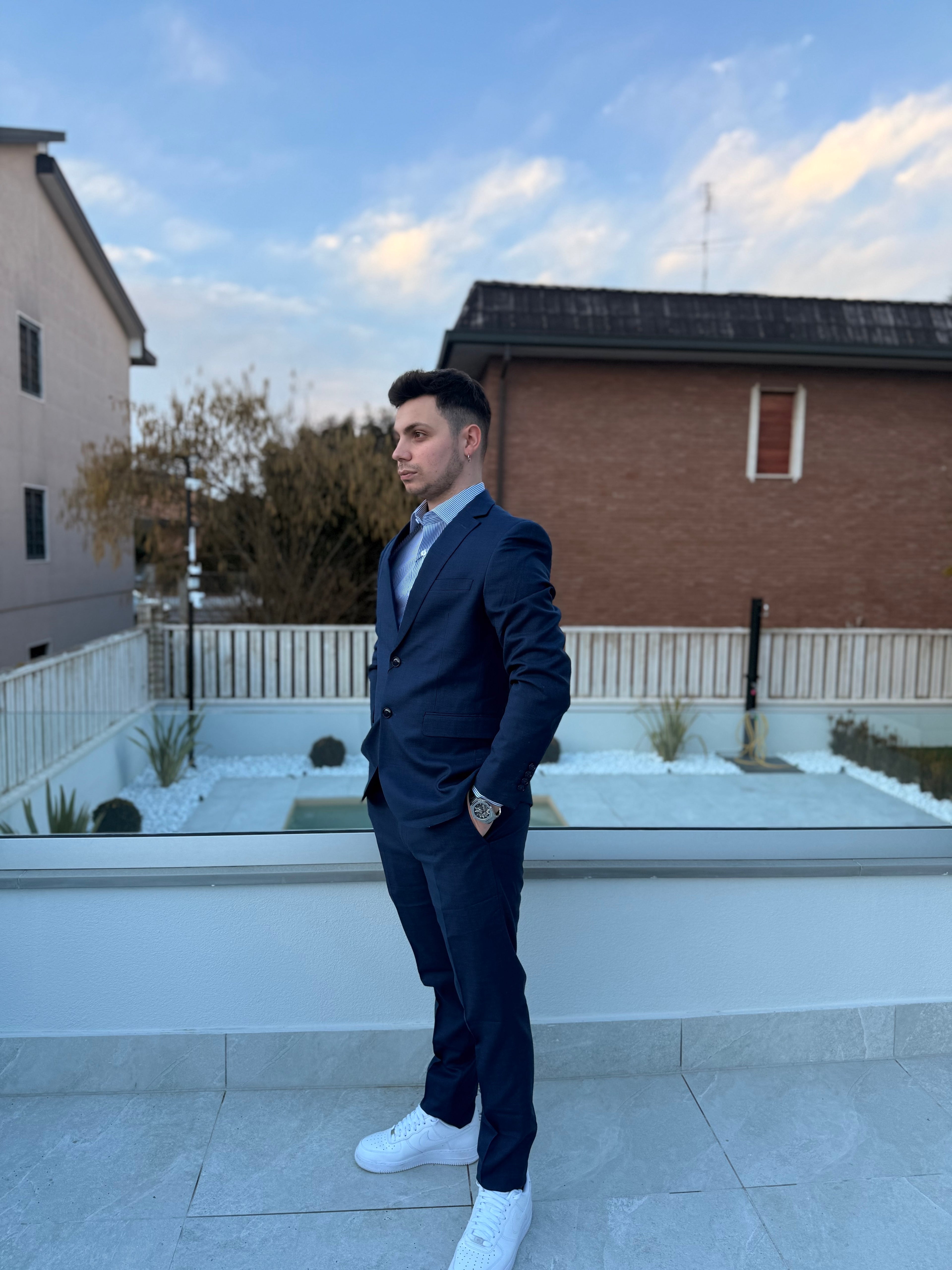 completo elegance blu navy
