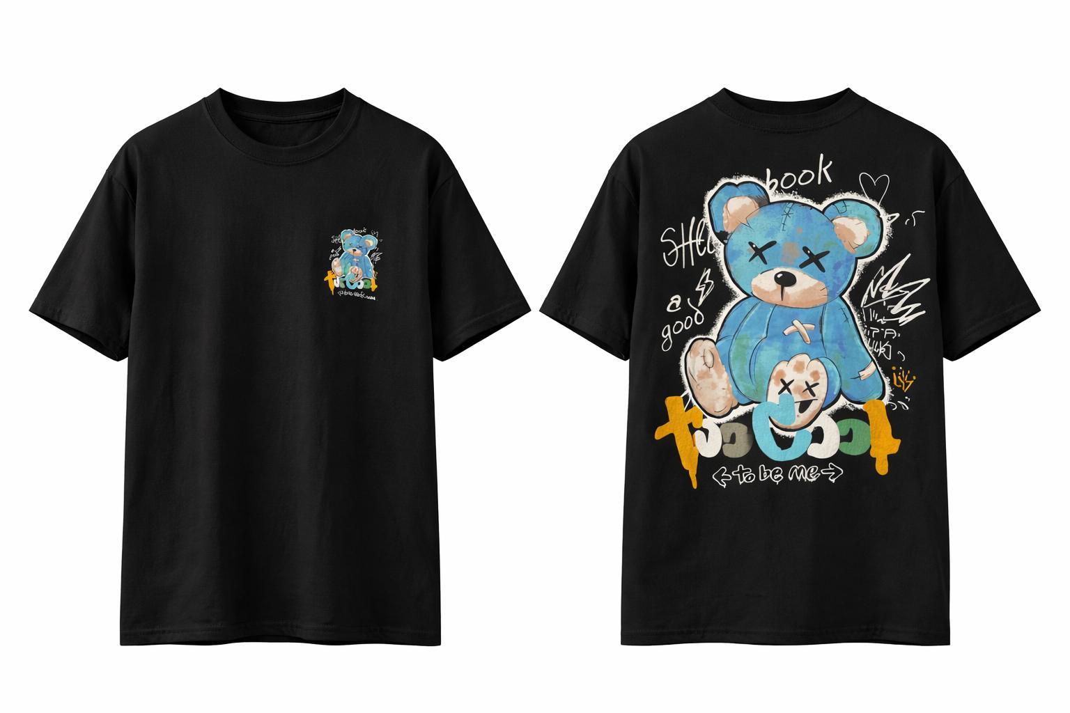 T-shirt teddy black