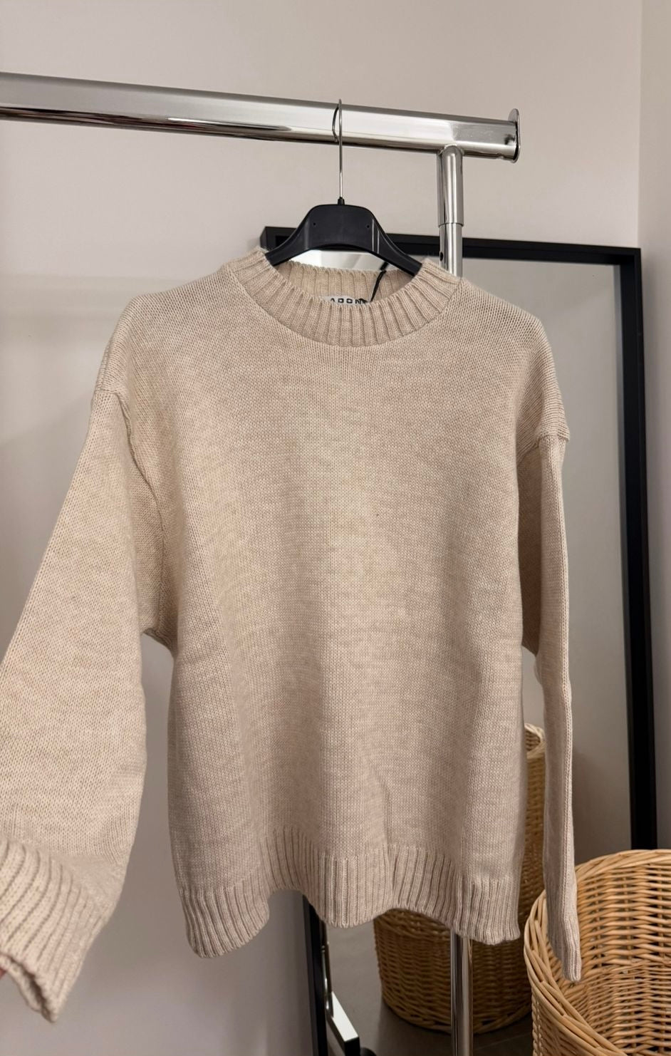 Maglione girocollo caldo