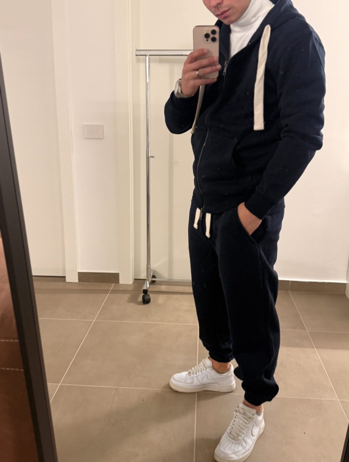 panta tuta blu navy