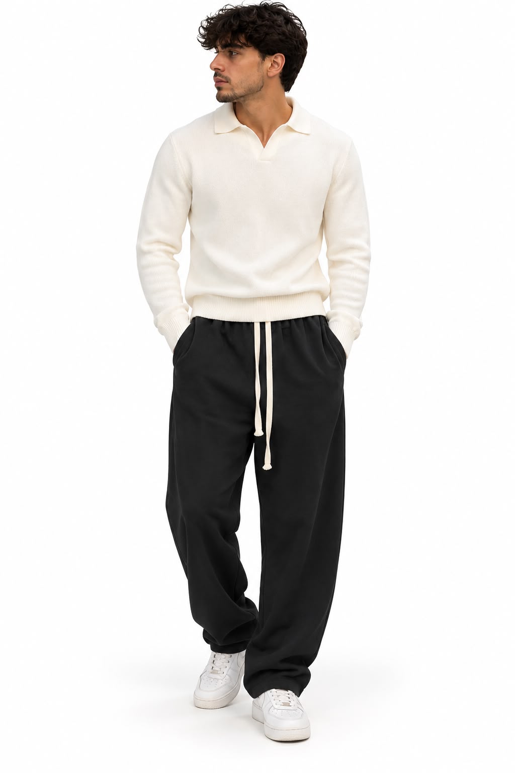 Panta laccio dark grey