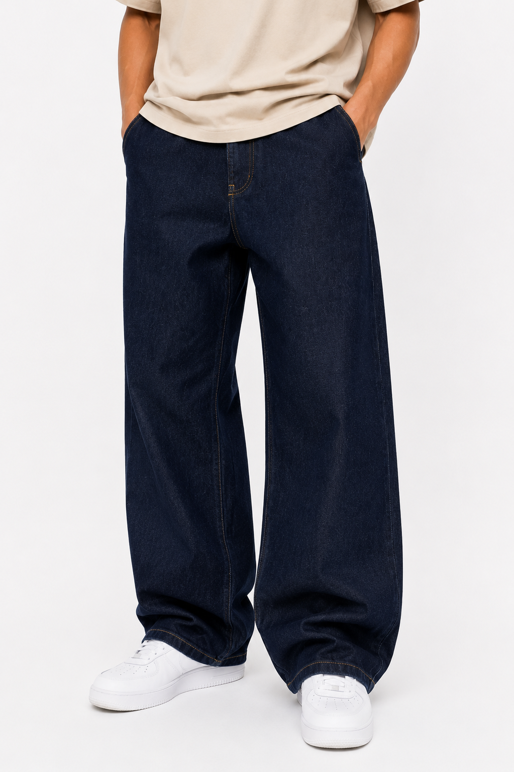Jeans baggy blu
