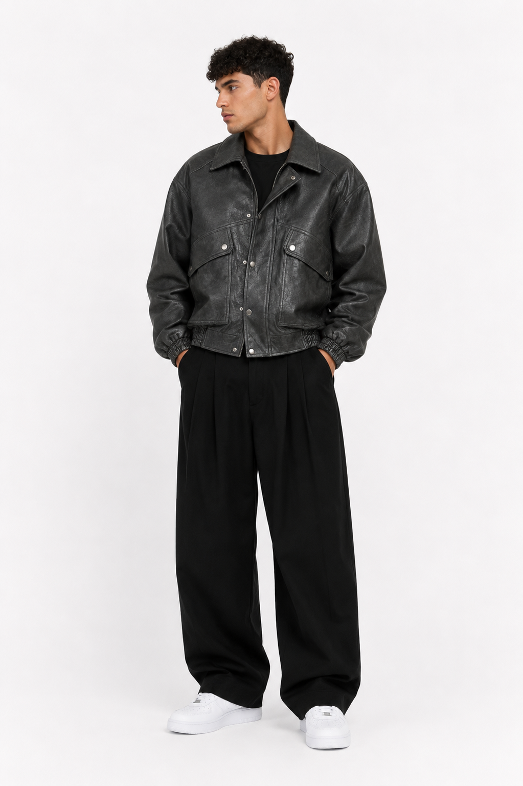 Chiodo eco pelle