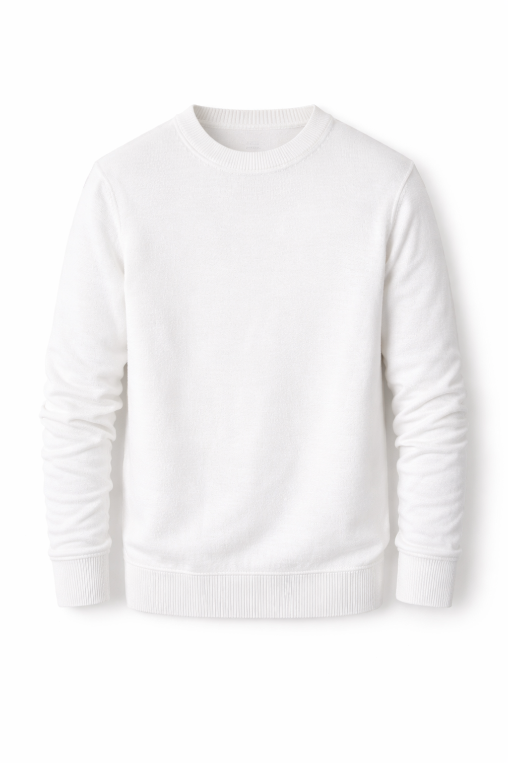 maglione girocollo white (leggero)