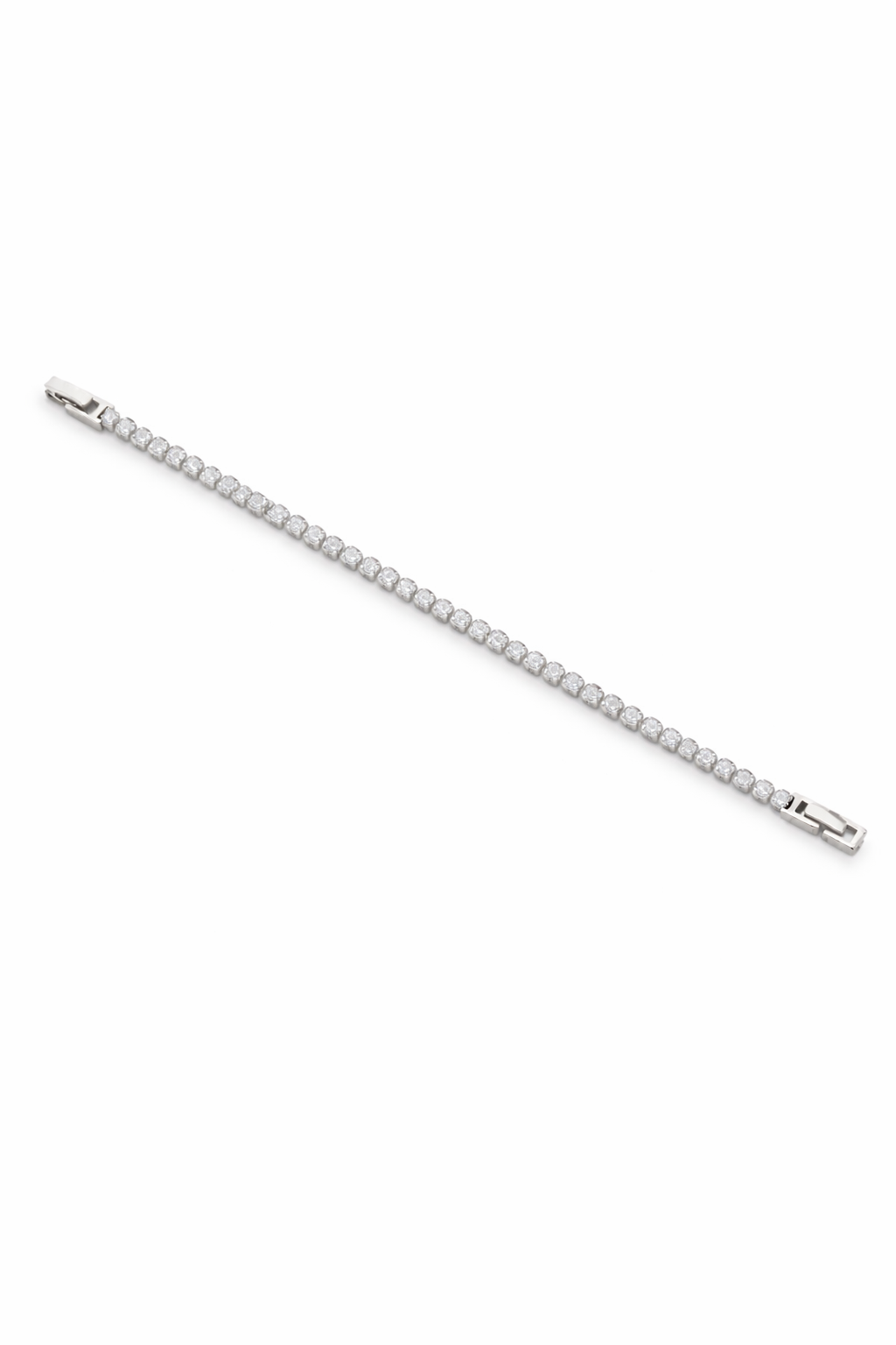Bracciale tennis silver medium