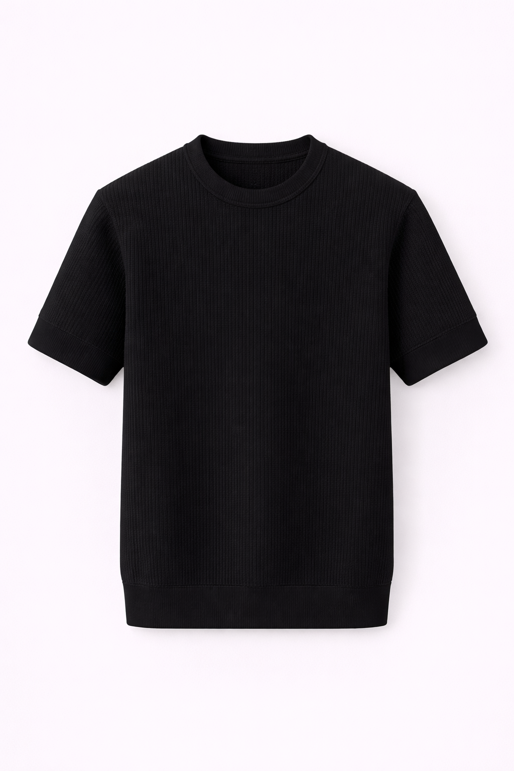 maglia in cotone nero
