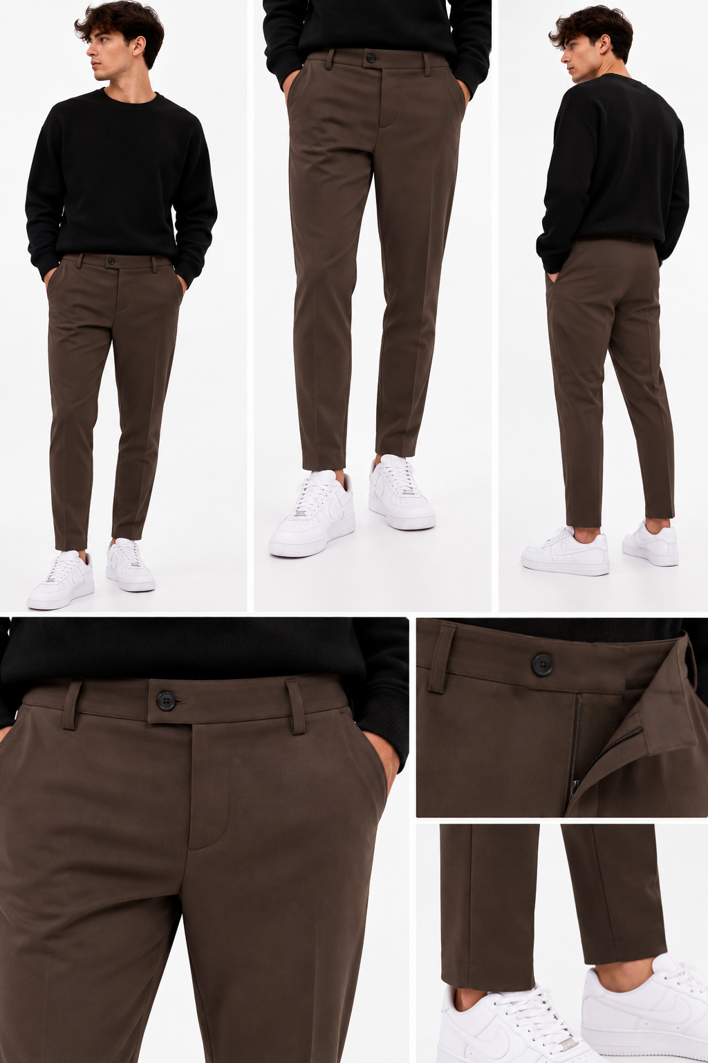 Pantalone elegance - marrone