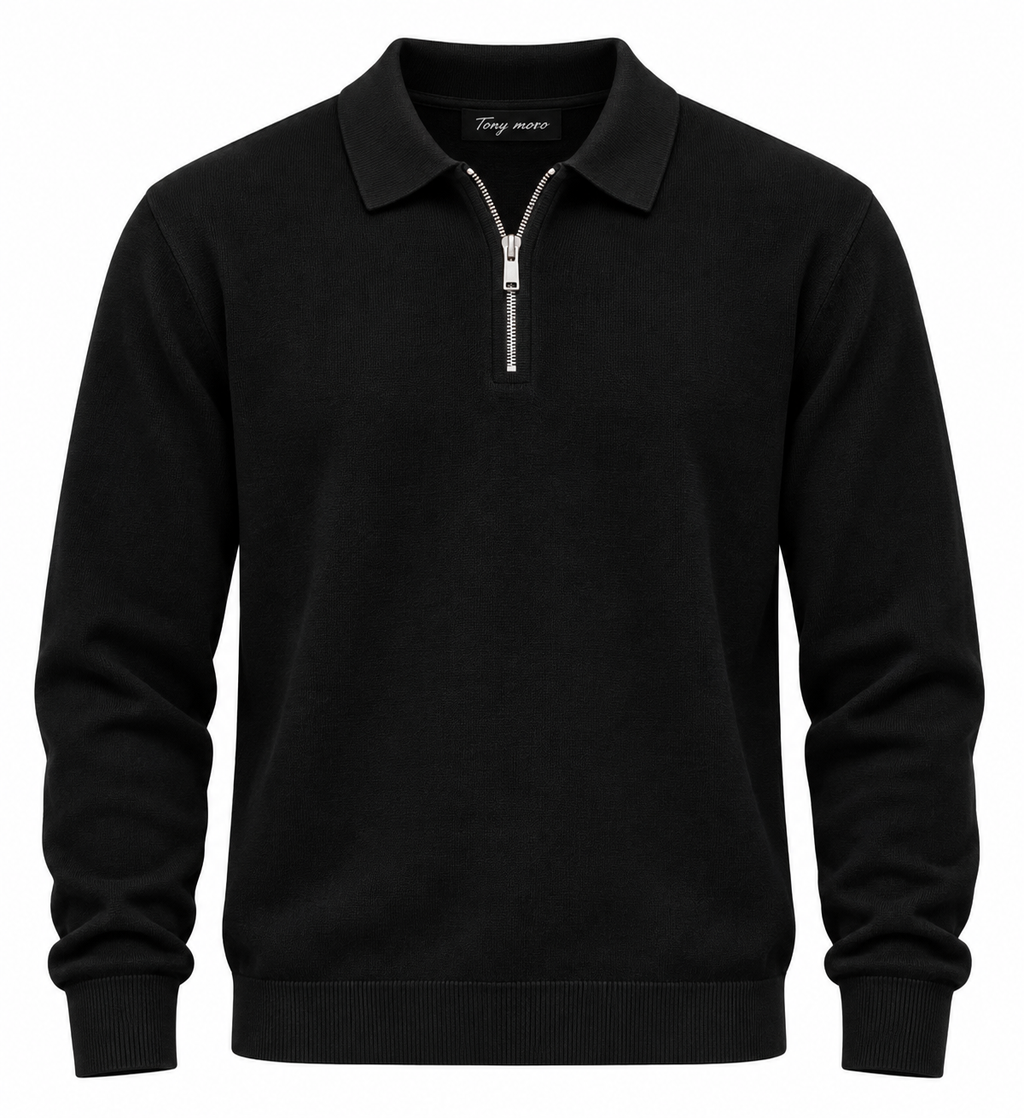 Polo Soft Zip - nera