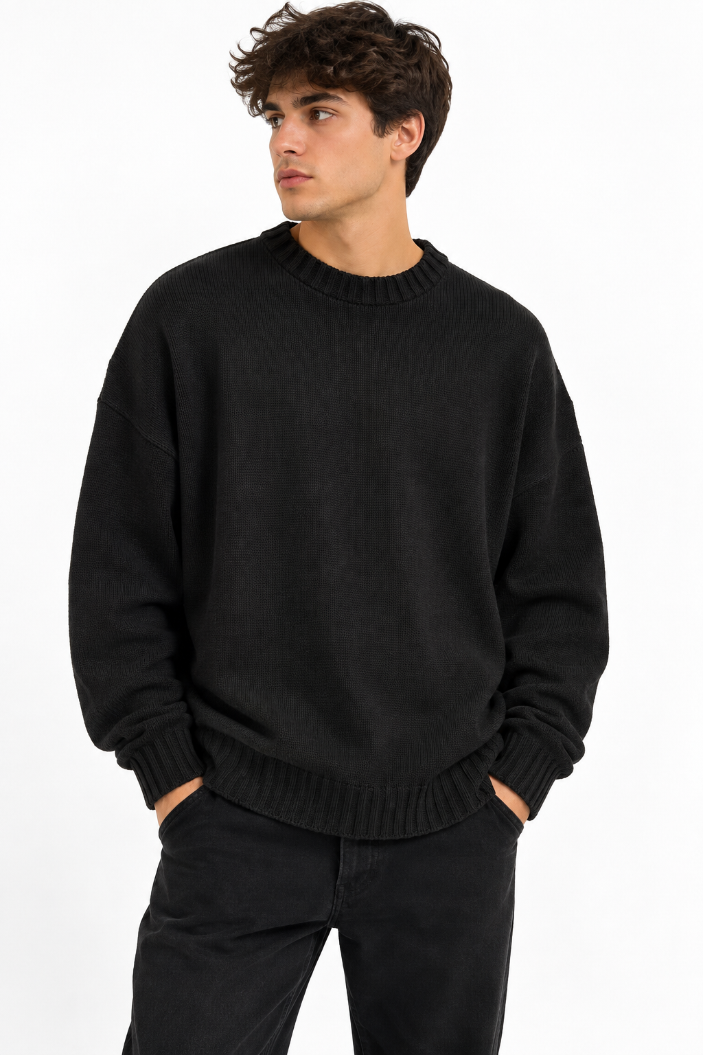 Maglione girocollo black